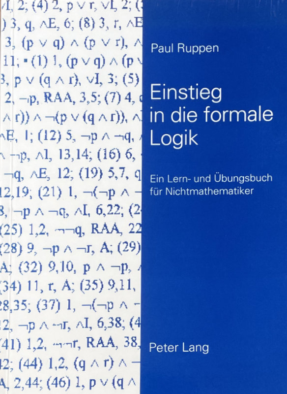 Einstieg in die formale Logik — Buchcover